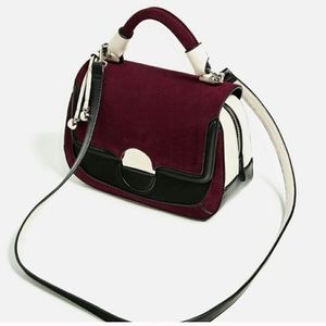 Zara Oxblood Crossbody Purse 🖤